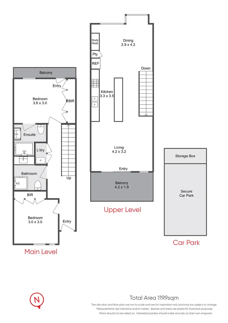 Floorplan of Homely unit listing, 202/17-21 Mereweather Avenue, Frankston VIC 3199