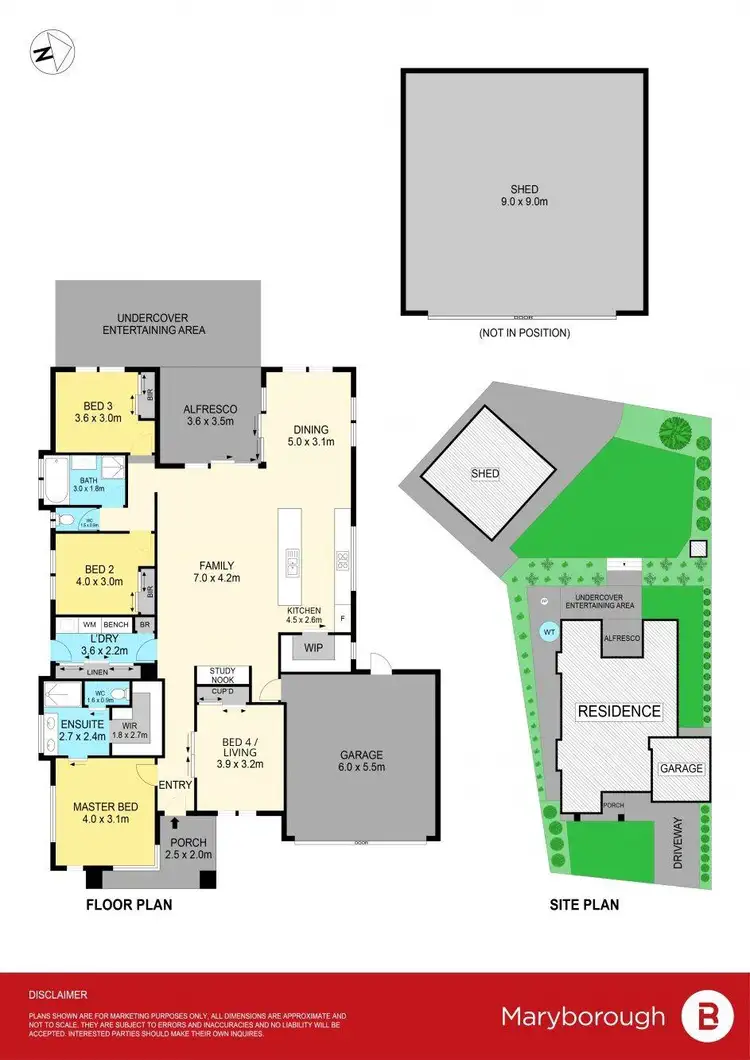 Floorplan of Homely house listing, 8 Lowery Court, Maryborough VIC 3465