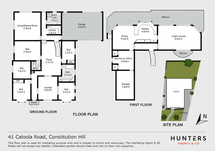 Floorplan of Homely house listing, 41 Caloola Road, Constitution Hill NSW 2145