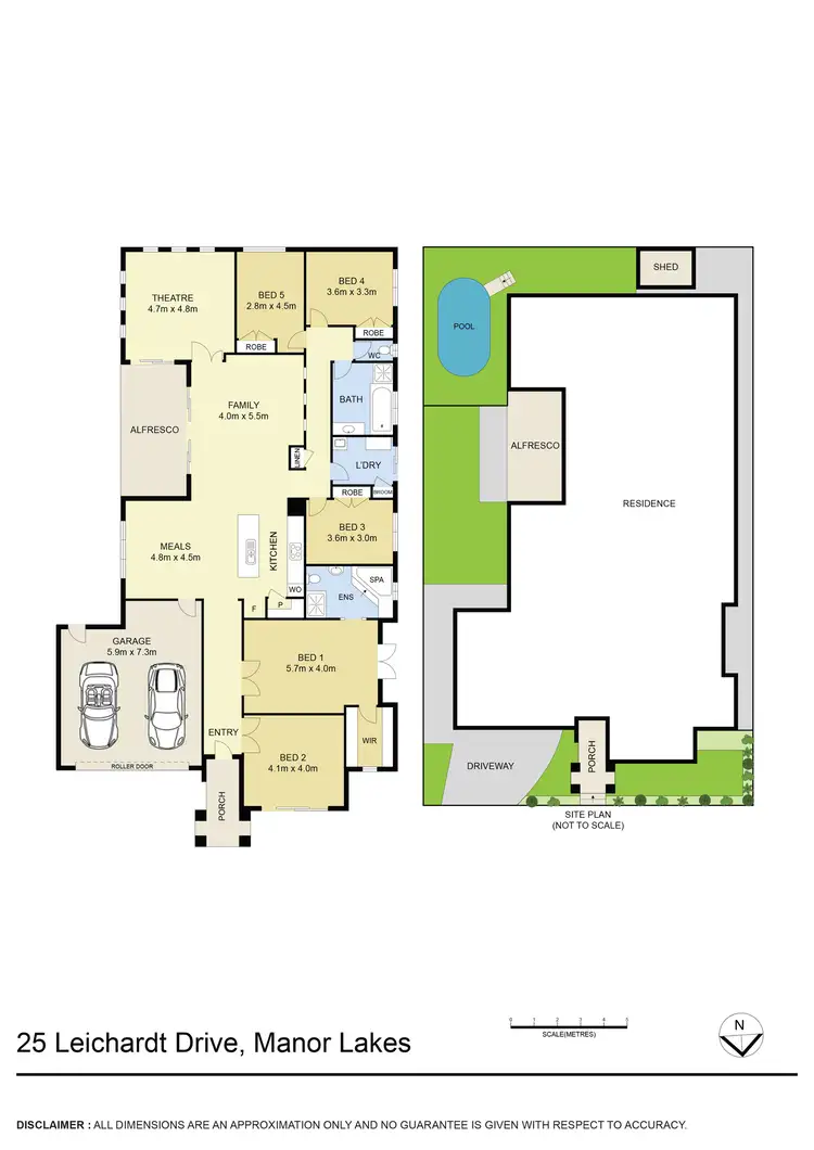 Floorplan of Homely house listing, 25 Leichardt Drive, Manor Lakes VIC 3024