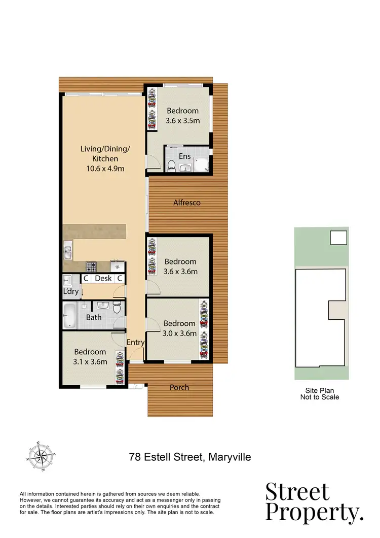 Floorplan of Homely house listing, 78 Estell Street, Maryville NSW 2293