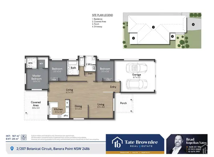 Floorplan of Homely semi-detached listing, 2/207 Botanical Circuit, Banora Point NSW 2486