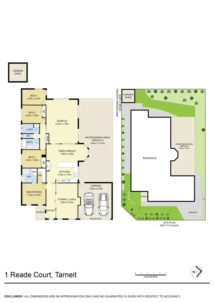 Floorplan of Homely house listing, 1 Reade Court, Tarneit VIC 3029