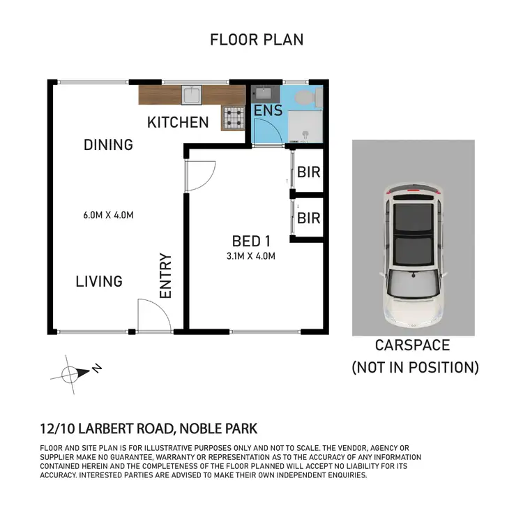 Floorplan of Homely apartment listing, 12/10 Larbert Road, Noble Park VIC 3174
