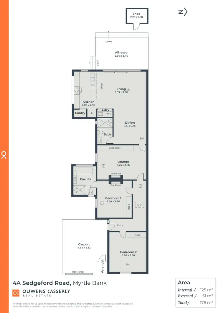 Floorplan of Homely house listing, 4a Sedgeford Road, Myrtle Bank SA 5064