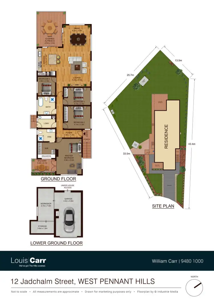 Floorplan of Homely house listing, 12 Jadchalm Street, West Pennant Hills NSW 2125