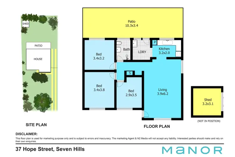 Floorplan of Homely house listing, 37 Hope Street, Seven Hills NSW 2147