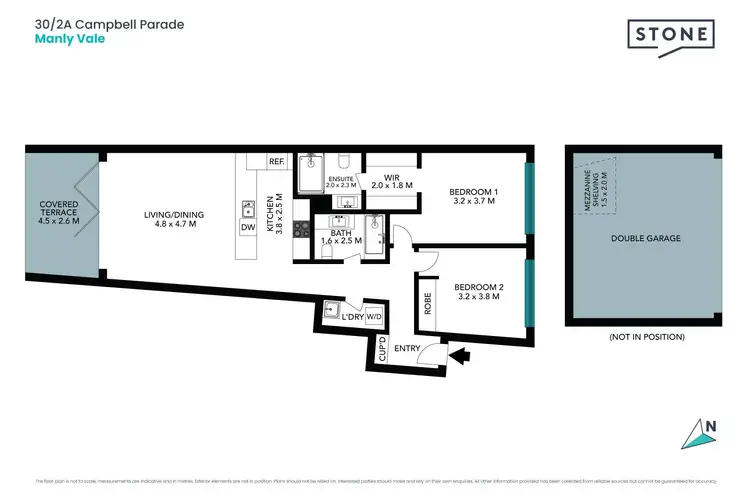 Floorplan of Homely apartment listing, 30/2a Campbell Parade, Manly Vale NSW 2093