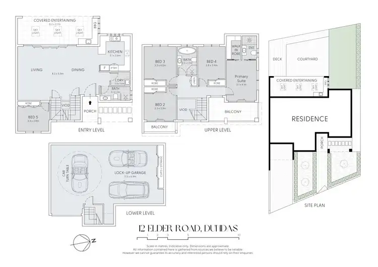 Floorplan of Homely semi-detached listing, 12 Elder Road, Dundas NSW 2117