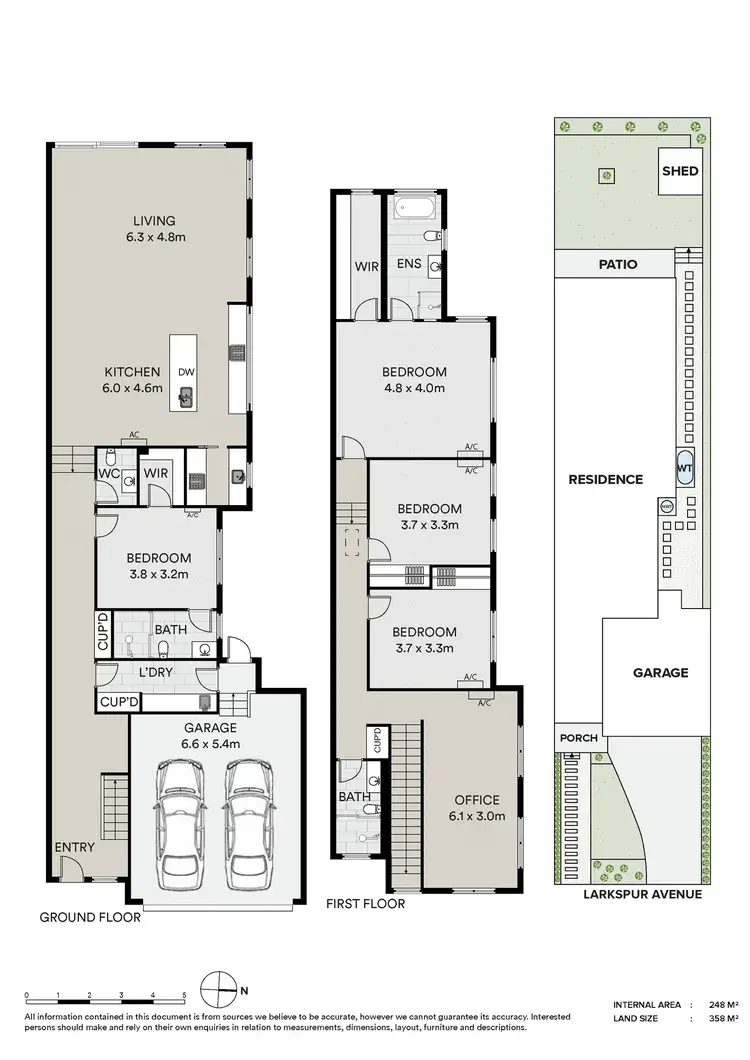 Floorplan of Homely house listing, 3 Larkspur Avenue, Doncaster VIC 3108