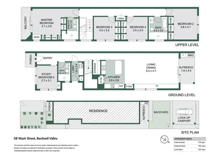 Floorplan of Homely house listing, 5B Wazir Street, Bardwell Valley NSW 2207