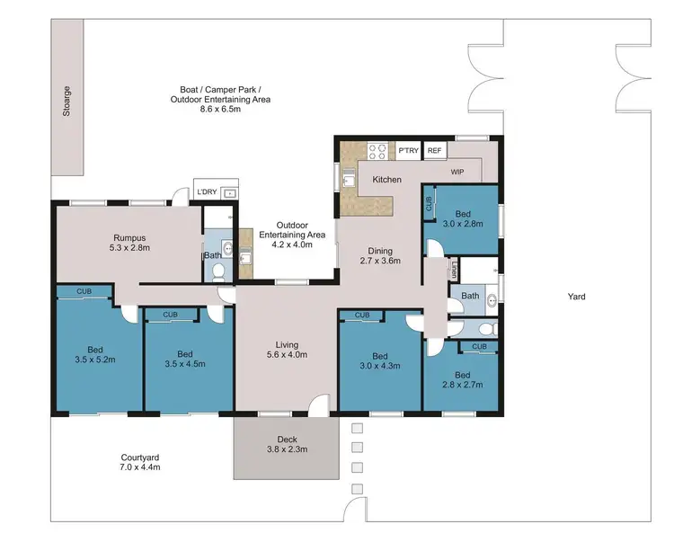 Floorplan of Homely house listing, 2/100 Trinity Beach Road, Trinity Beach QLD 4879