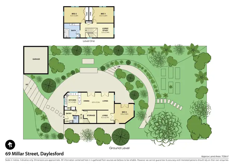 Floorplan of Homely house listing, 69 Millar Street, Daylesford VIC 3460