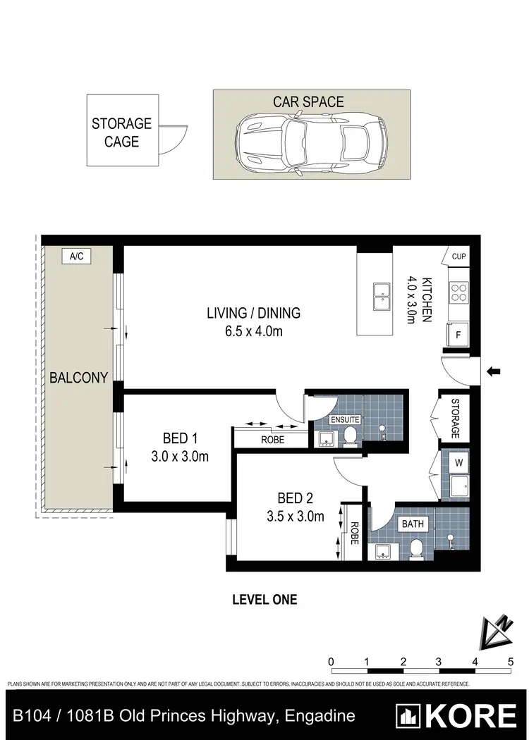Floorplan of Homely apartment listing, 104/1081B Old Princes Highway, Engadine NSW 2233
