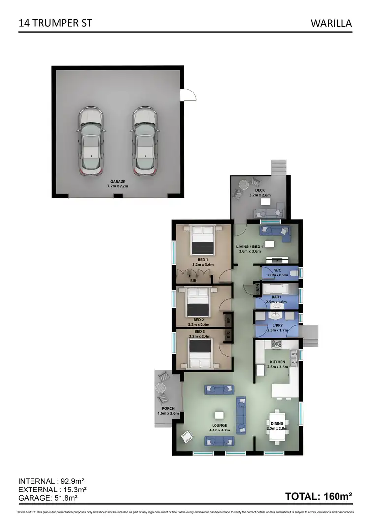 Floorplan of Homely house listing, 14 Trumper Street, Warilla NSW 2528
