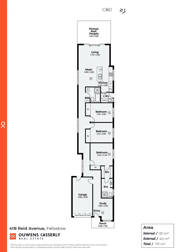 Floorplan of Homely house listing, 41b Reid Avenue, Felixstow SA 5070