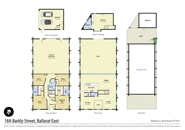 Floorplan of Homely house listing, 18A Barkly Street, Ballarat East VIC 3350