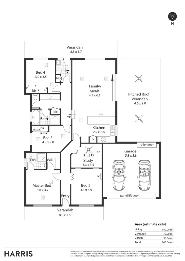 Floorplan of Homely house listing, 10 Brooklyn Chase, Greenwith SA 5125
