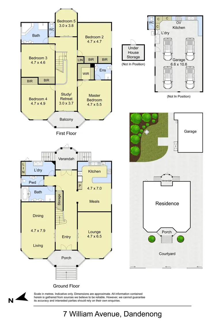 Floorplan of Homely house listing, 7 William Avenue, Dandenong VIC 3175