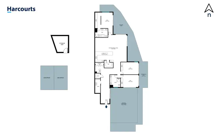 Floorplan of Homely apartment listing, 802/328 King Street, Newcastle NSW 2300