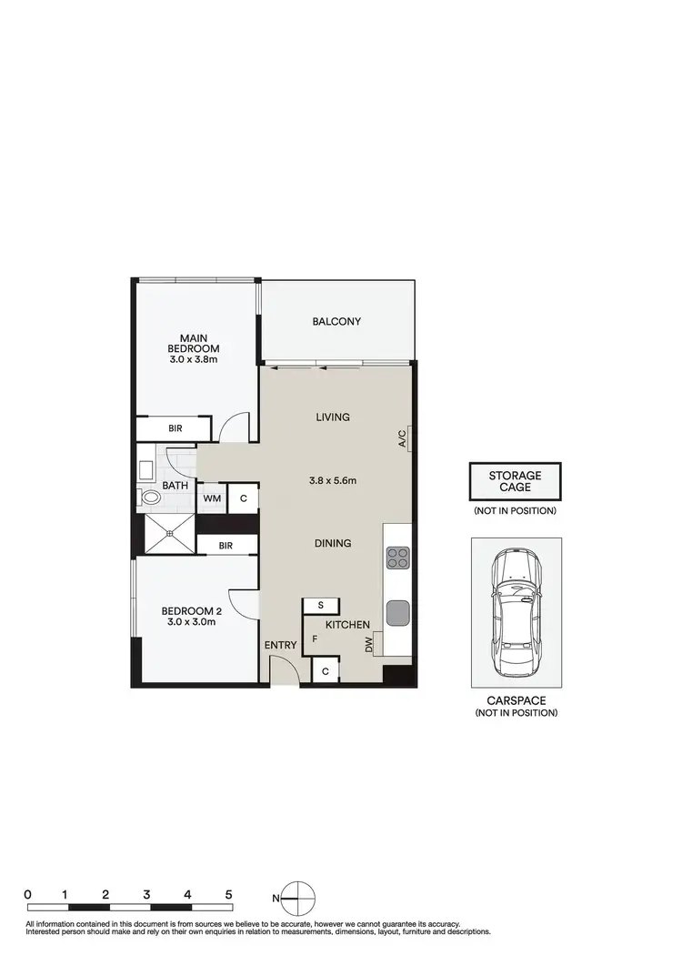 Floorplan of Homely apartment listing, 203/21 Mills Boulevard, Alphington VIC 3078