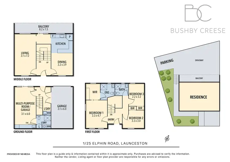 Floorplan of Homely house listing, 1/25 Elphin Road, Launceston TAS 7250