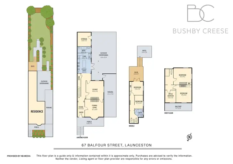 Floorplan of Homely house listing, 67 Balfour Street, Launceston TAS 7250