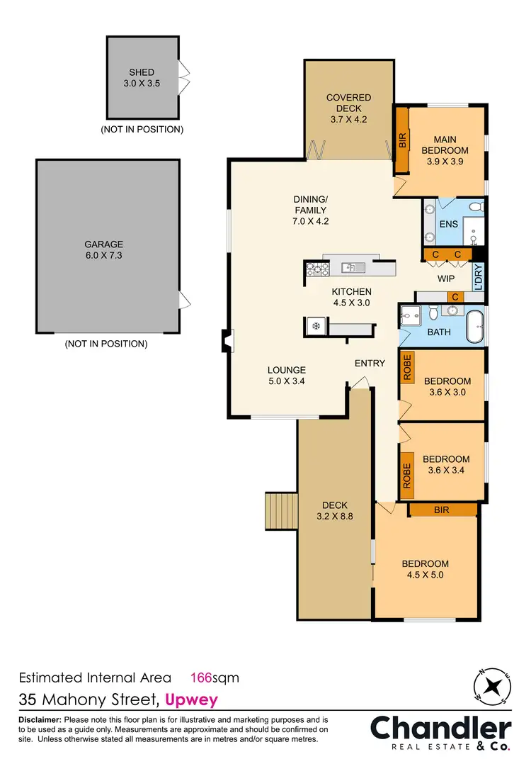 Floorplan of Homely house listing, 35 Mahony Street, Upwey VIC 3158