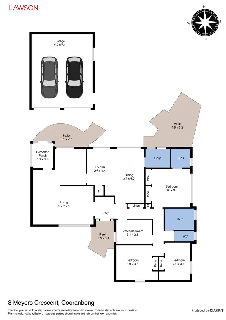 Floorplan of Homely house listing, 8 Meyers Crescent, Cooranbong NSW 2265