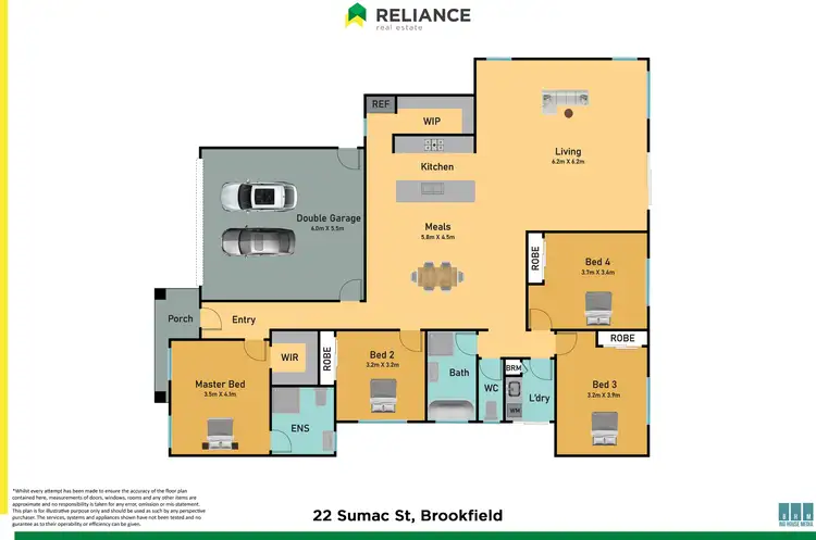 Floorplan of Homely house listing, 22 Sumac Street, Brookfield VIC 3338