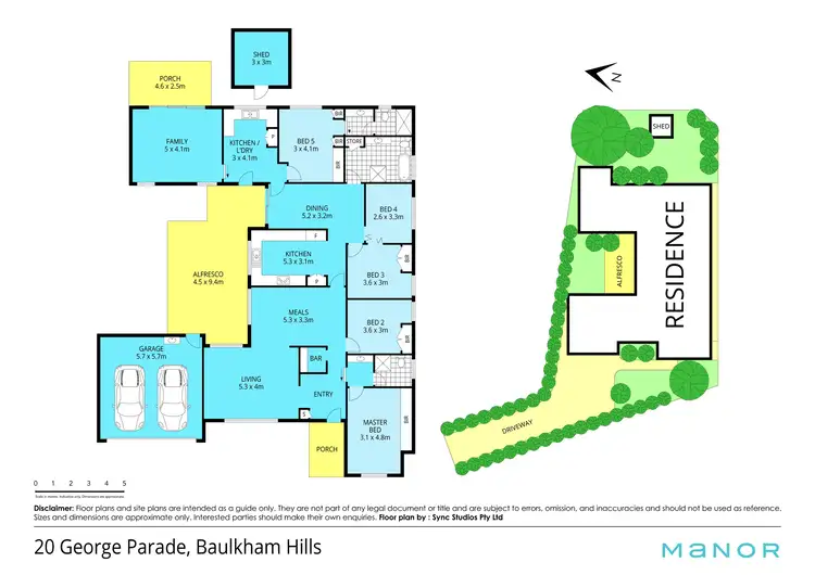 Floorplan of Homely house listing, 20 George Parade, Baulkham Hills NSW 2153
