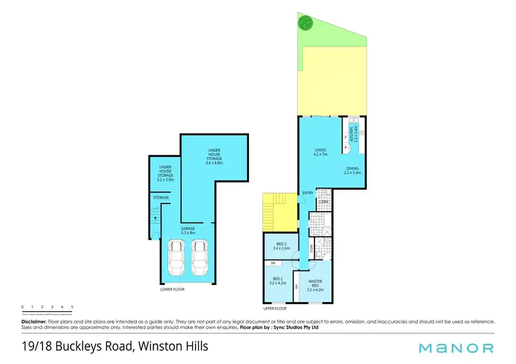 Floorplan of Homely townhouse listing, 19/18 Buckleys Road, Winston Hills NSW 2153