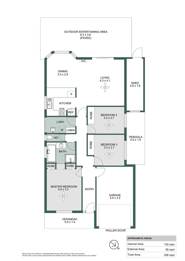 Floorplan of Homely house listing, 11 Shoalwater Close, Seaford Rise SA 5169