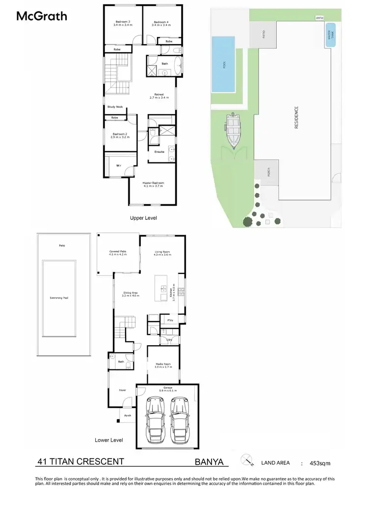 Floorplan of Homely house listing, 41 Titan Crescent, Banya QLD 4551