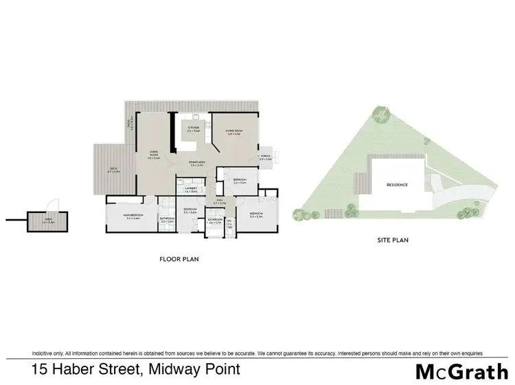 Floorplan of Homely house listing, 15 Haber Street, Midway Point TAS 7171