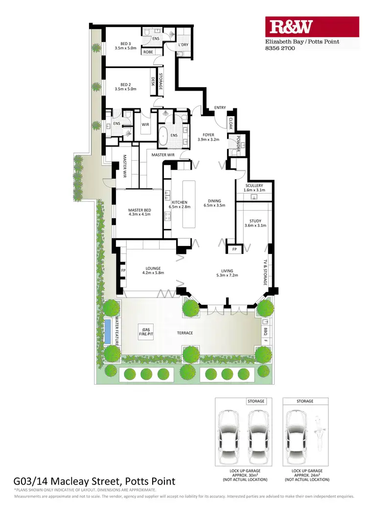 Floorplan of Homely apartment listing, G03/14 Macleay Street, Potts Point NSW 2011