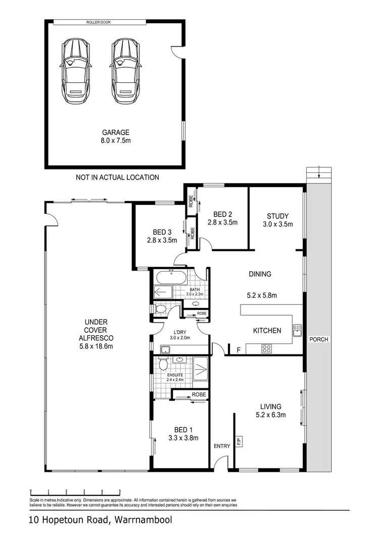 Floorplan of Homely house listing, 10 Hopetoun Road, Warrnambool VIC 3280
