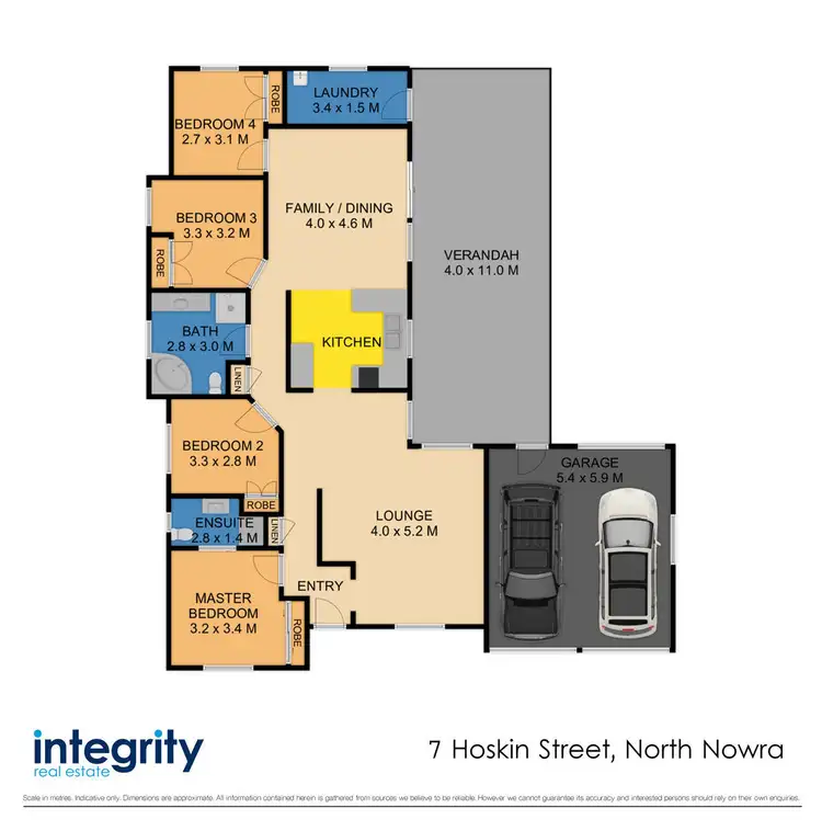 Floorplan of Homely house listing, 7 Hoskin Street, North Nowra NSW 2541