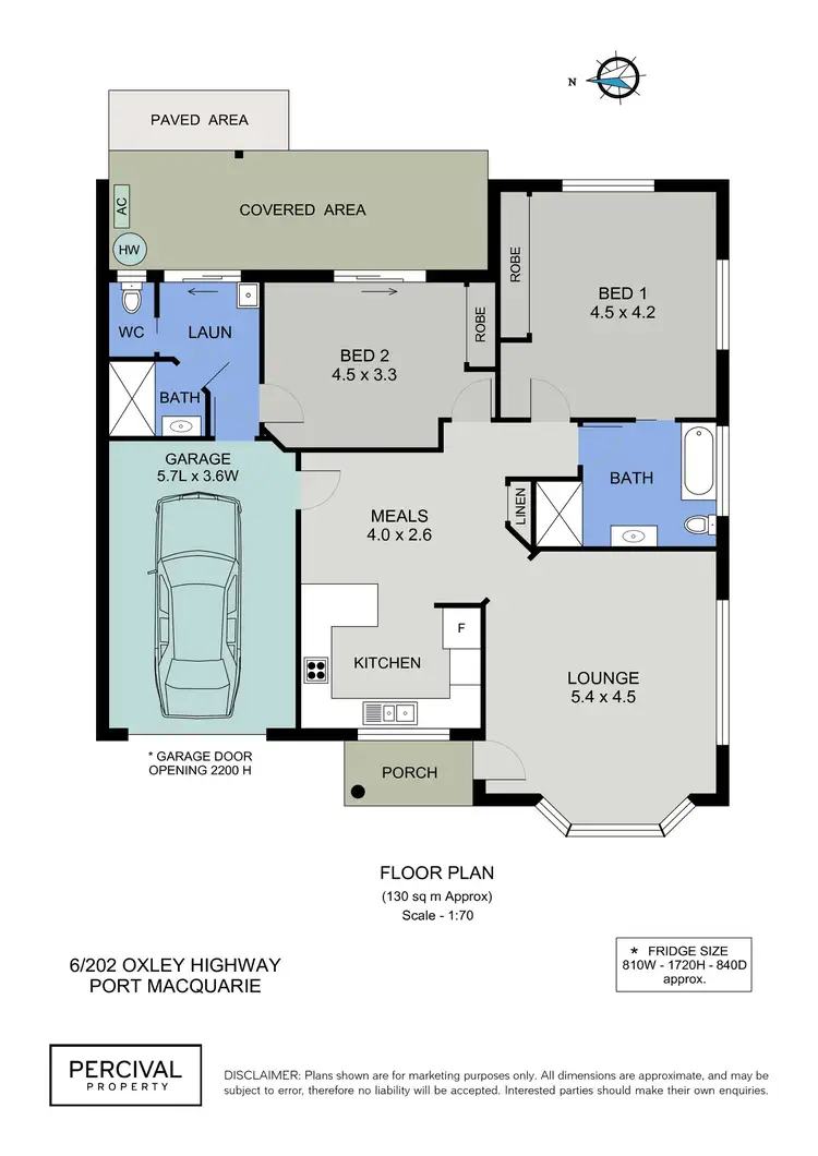 Floorplan of Homely villa listing, 6/202 Oxley Highway, Port Macquarie NSW 2444