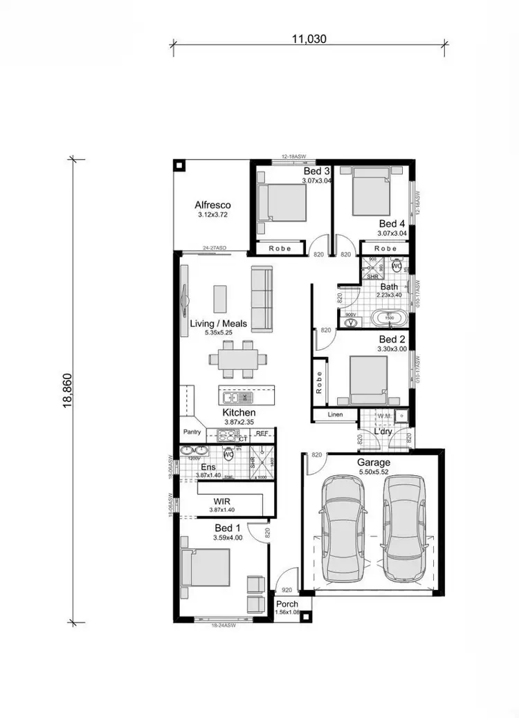 Floorplan of Homely house listing, Address available on request