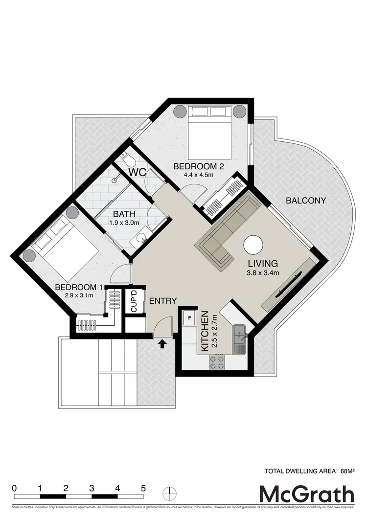 Floorplan of Homely apartment listing, 1/11 Foote Street, Mooloolaba QLD 4557