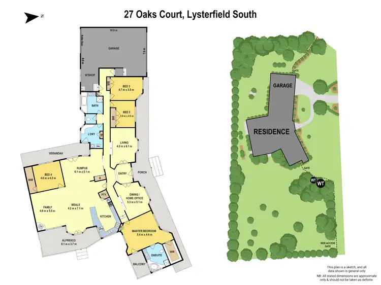 Floorplan of Homely house listing, 27 Oaks Court, Lysterfield South VIC 3156