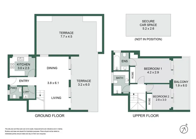 Floorplan of Homely townhouse listing, 4/15 Rocklands Road, Wollstonecraft NSW 2065