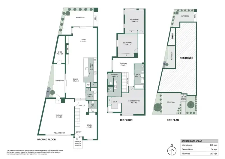 Floorplan of Homely townhouse listing, 24B Tatong Road, Brighton East VIC 3187