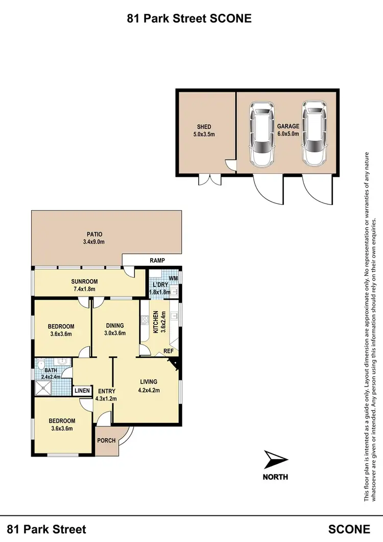 Floorplan of Homely house listing, 81 Park Street, Scone NSW 2337
