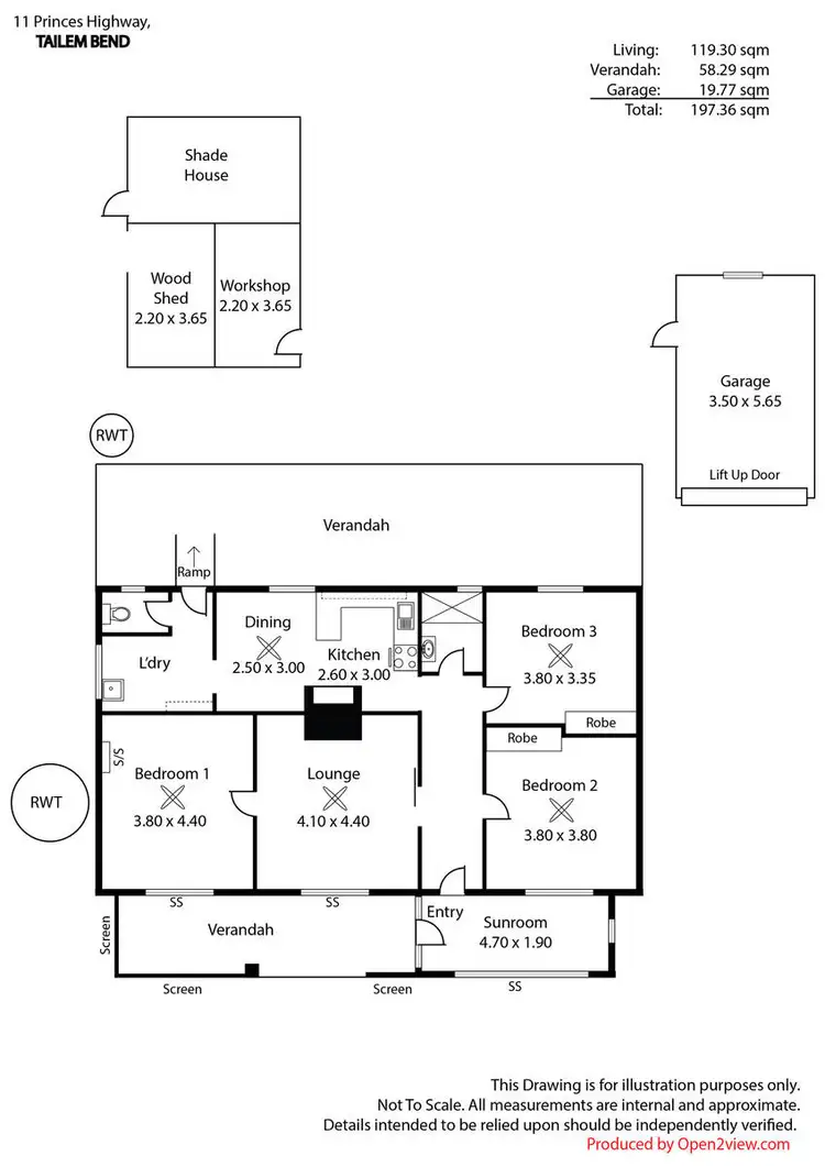 Floorplan of Homely house listing, 11 Princes Highway, Tailem Bend SA 5260