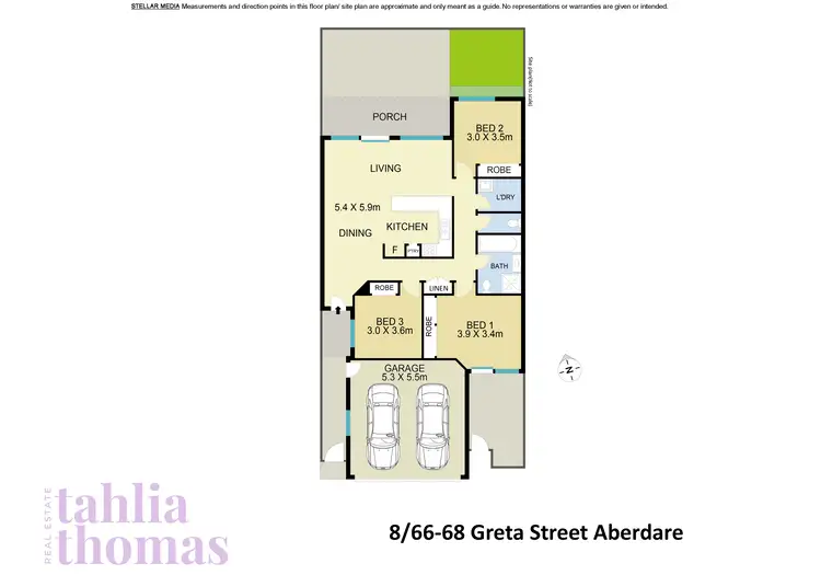 Floorplan of Homely unit listing, 8/66-68 Greta Street, Aberdare NSW 2325