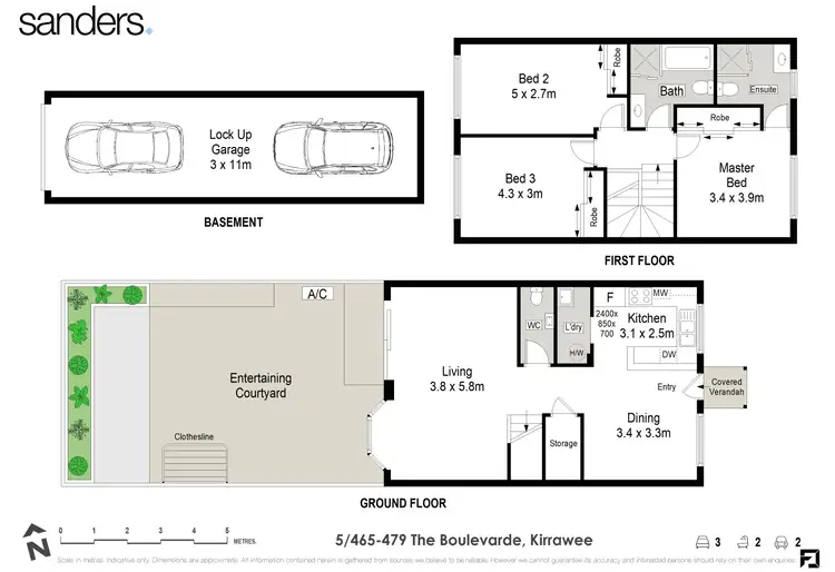 Floorplan of Homely townhouse listing, 5/465-479 The Boulevarde, Kirrawee NSW 2232