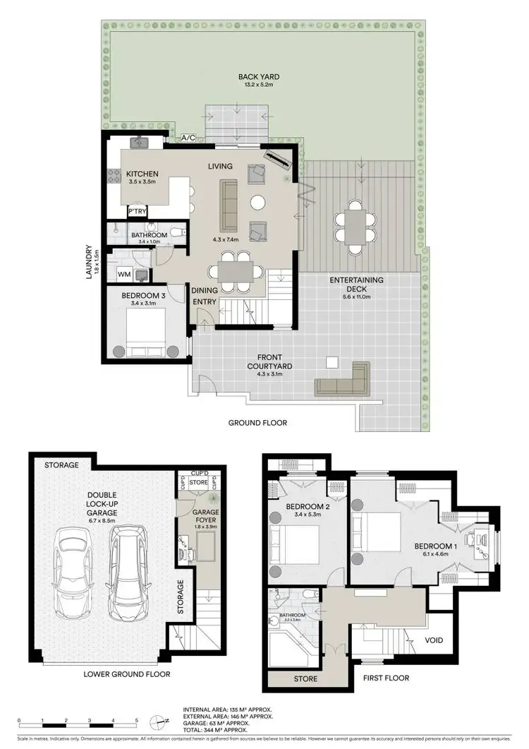 Floorplan of Homely townhouse listing, 6/92-96 Kings Road, Five Dock NSW 2046