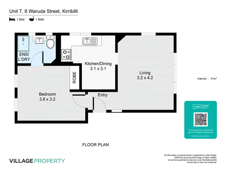 Floorplan of Homely apartment listing, 7/8 Waruda Street, Kirribilli NSW 2061